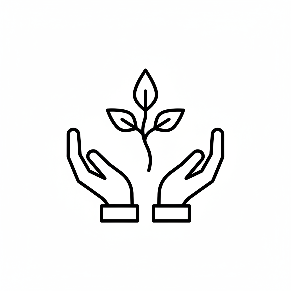 Eco Hands Tree Icon